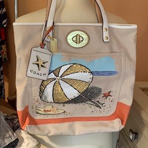 Limited edition Coach seashell bag